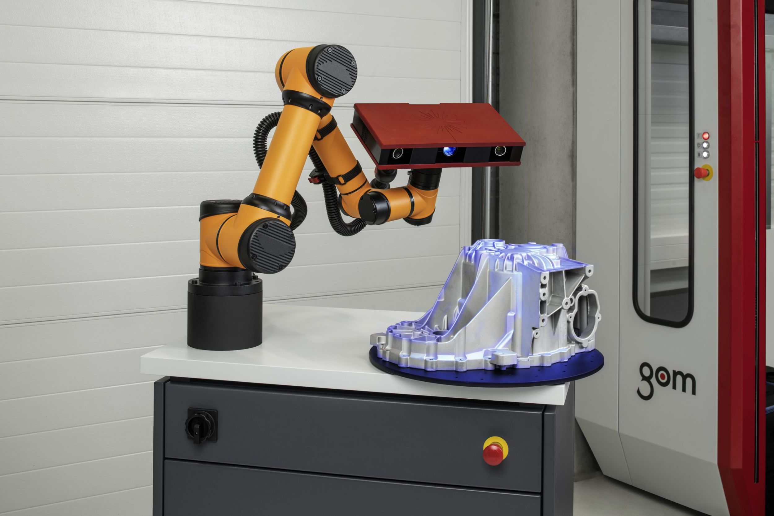 Mobile Messstation mit Cobot