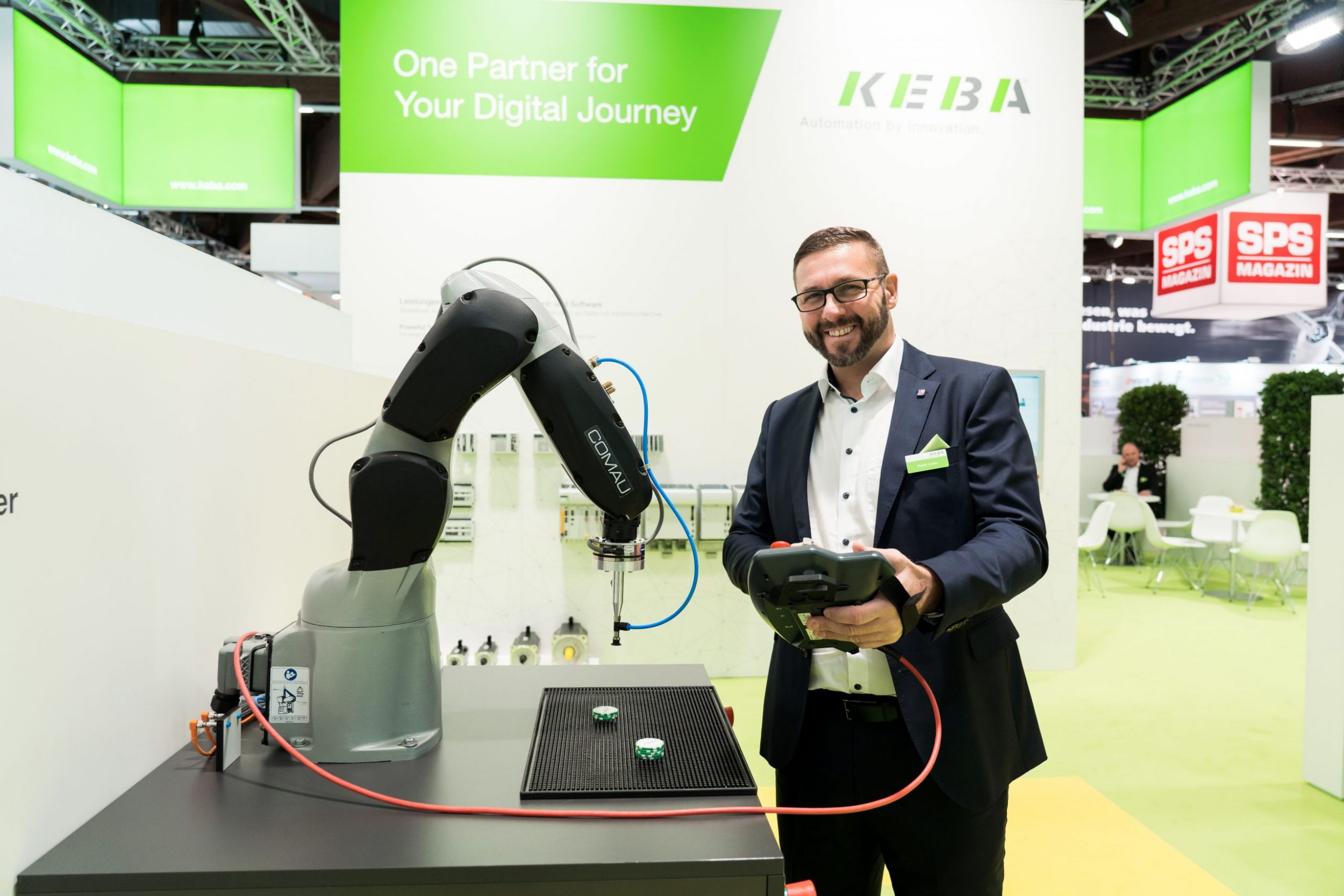 Sichere Interaktion mit Industrieroboter