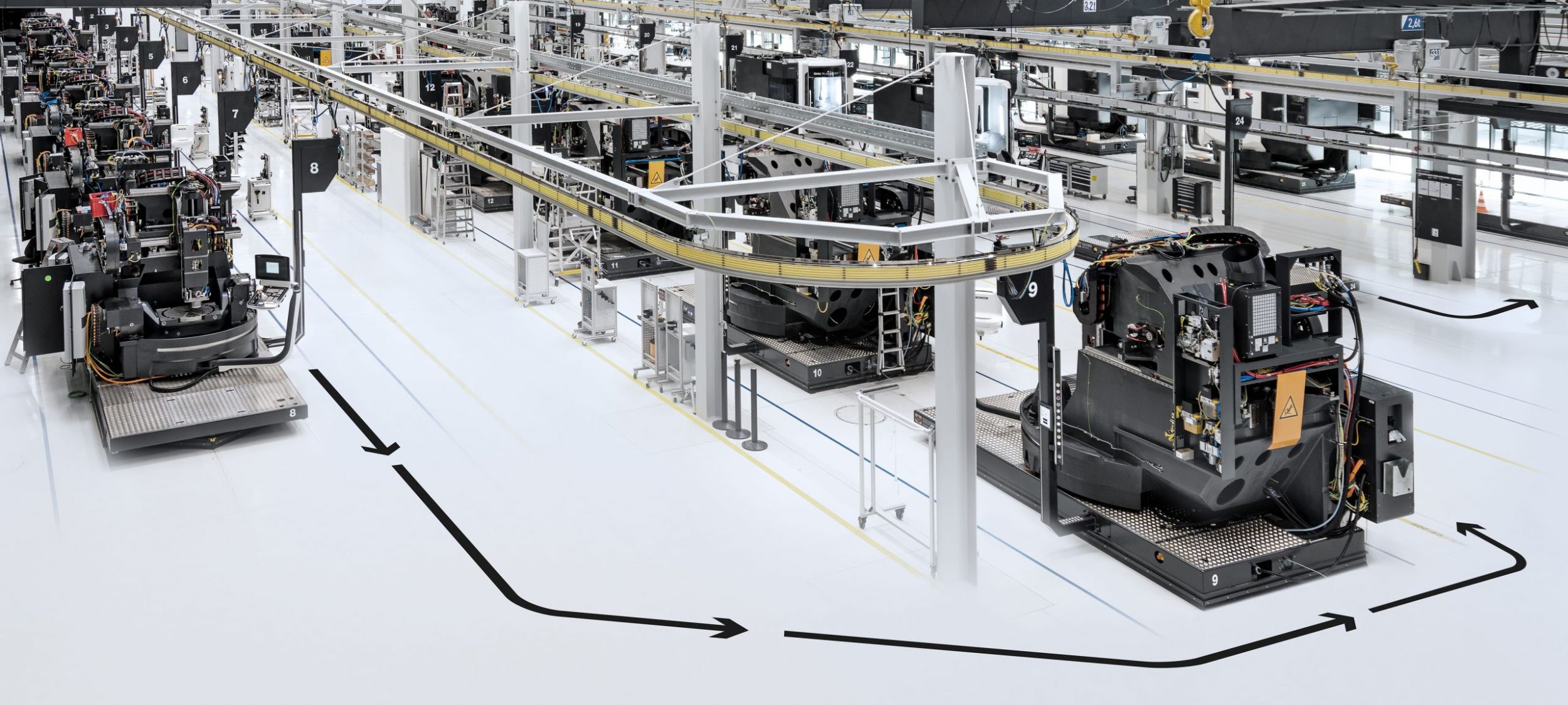 Neues Montagekonzept auf FTS-Basis bei DMG