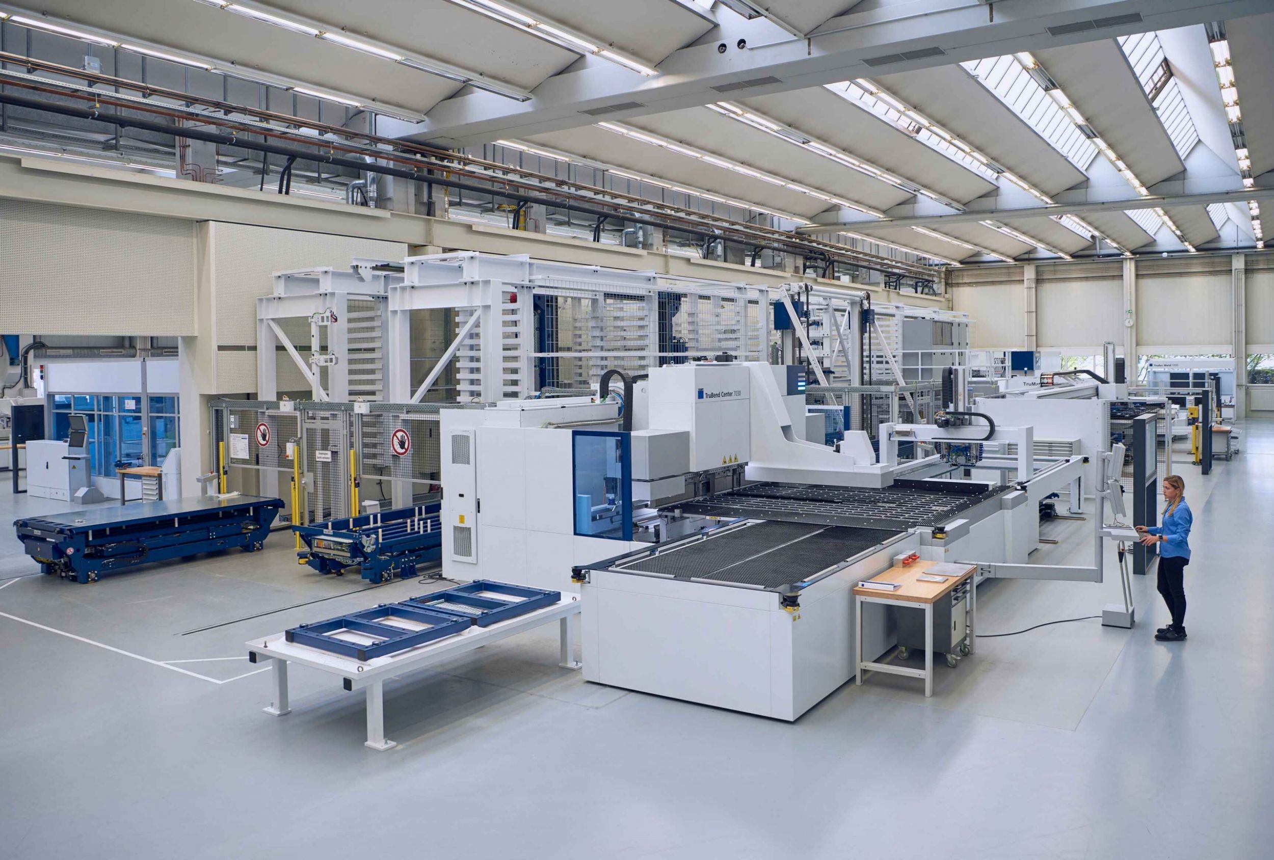 Vollvernetzte Fabrik in Ditzingen