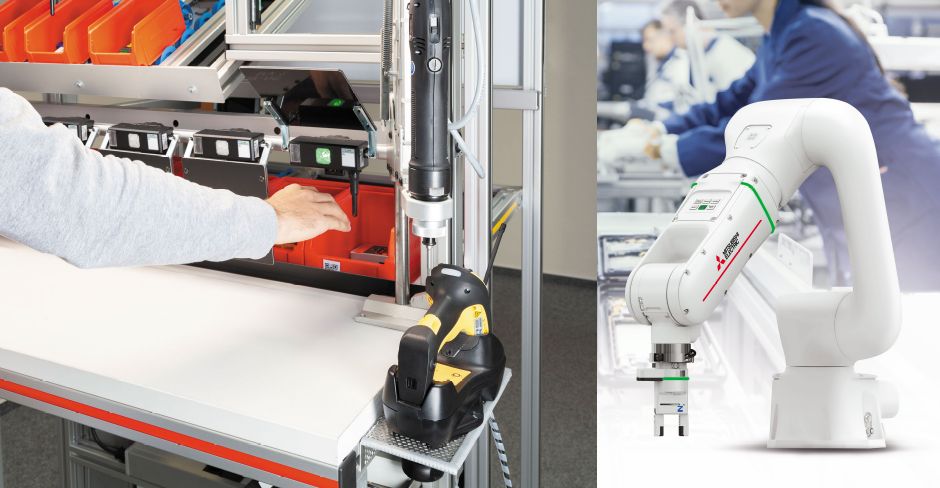 Montageplätze mit Cobot