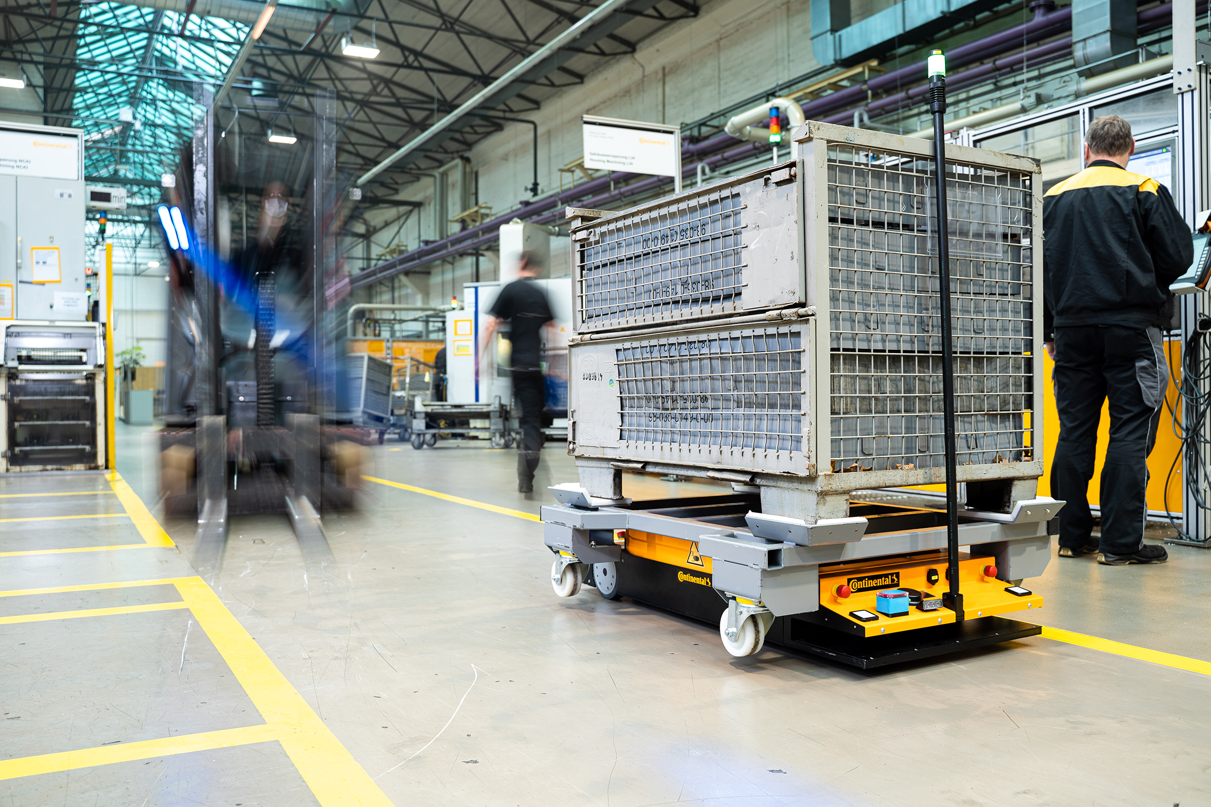 FTS für den Materialtransport