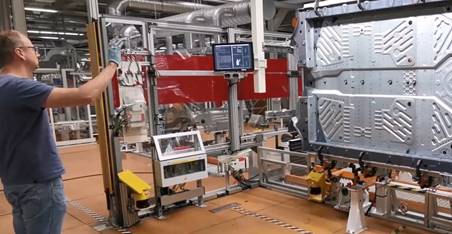 Gestensteuerung für Roboter im Automobilbau