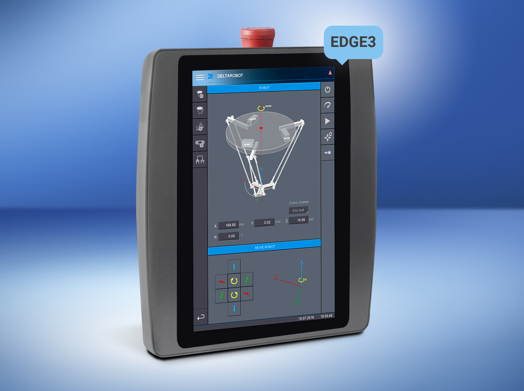 Handbediengerät mit Multitouch