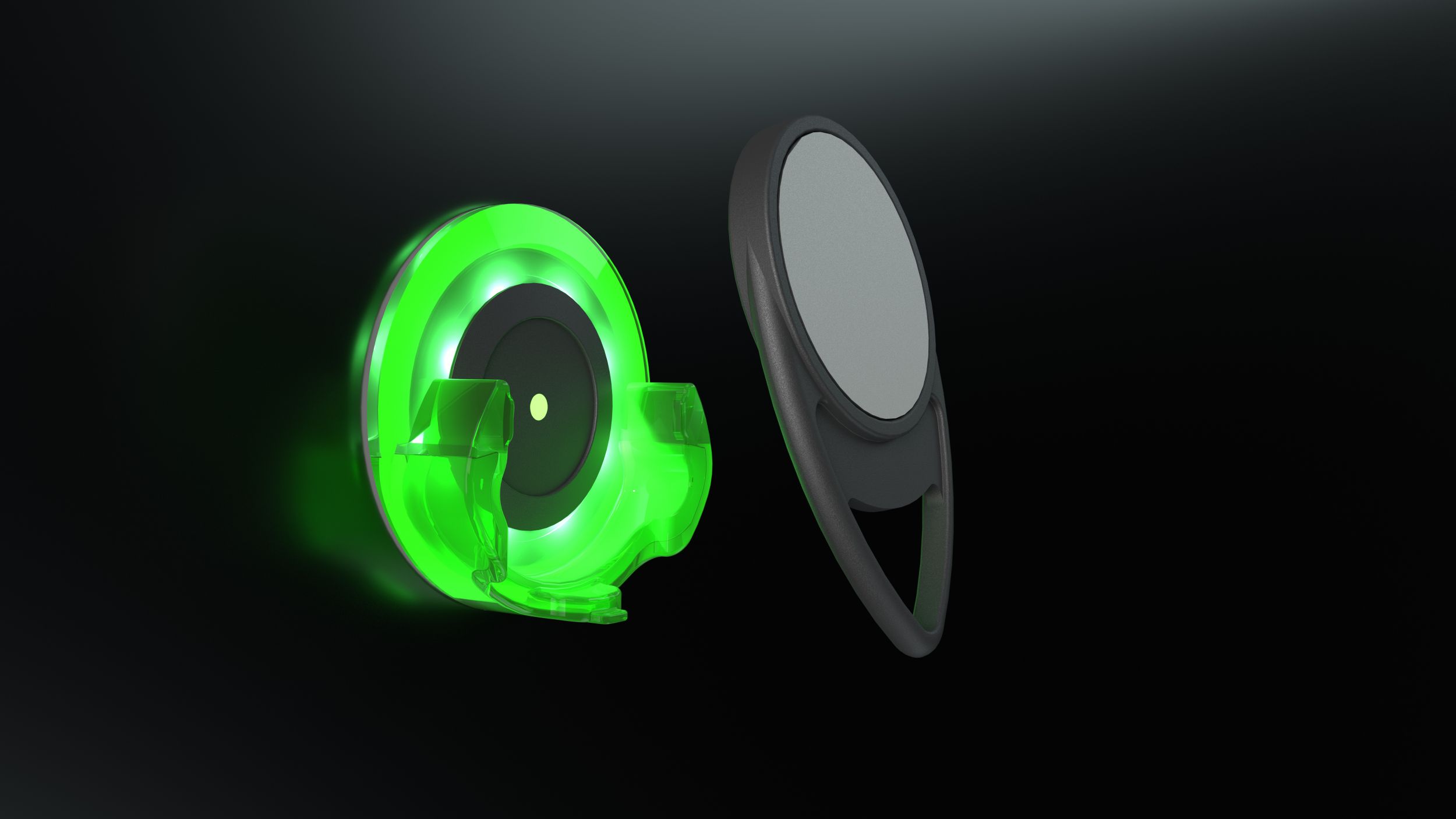 RFID-Taghalter mit LEDs als Statusanzeige