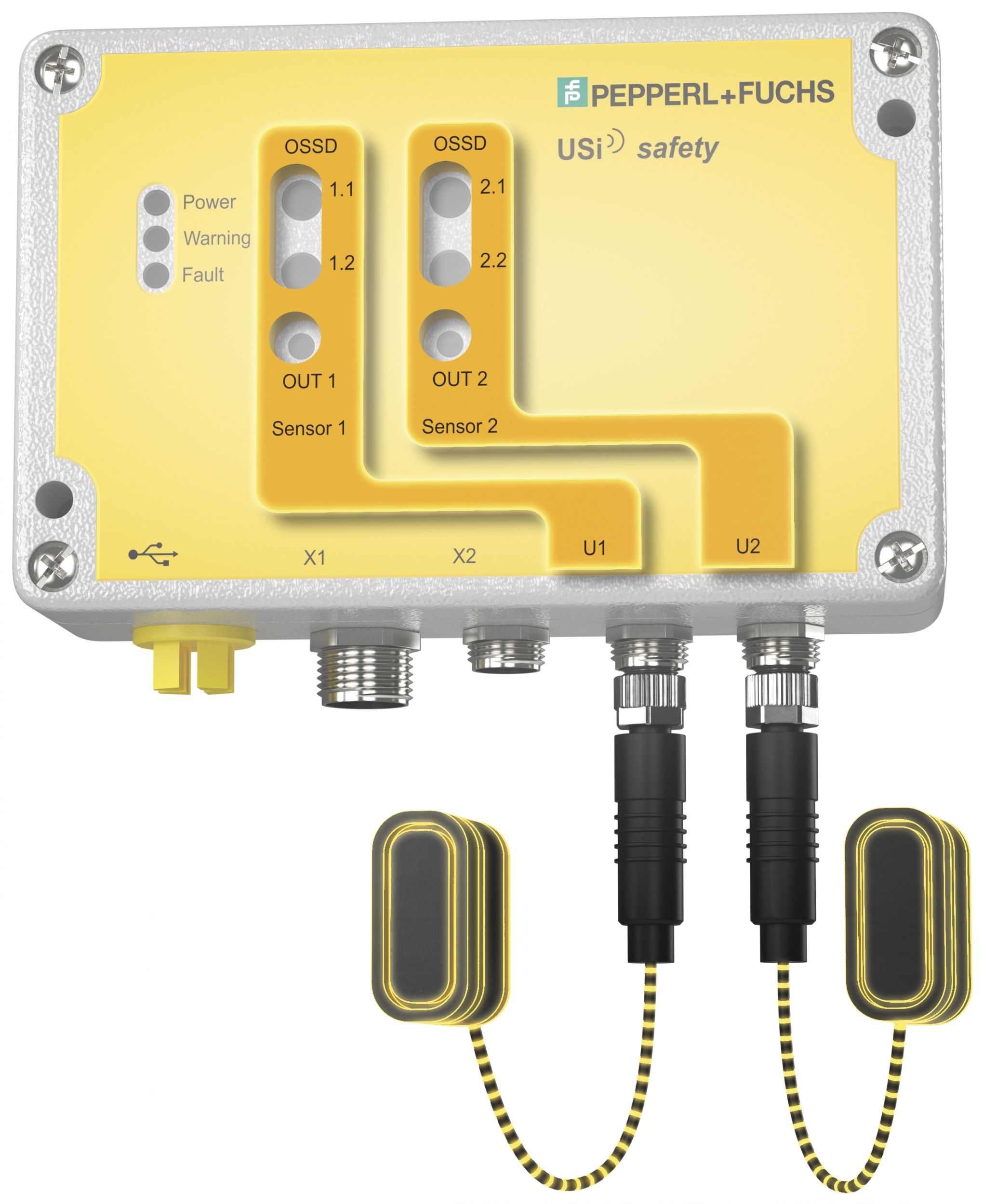 Ultraschallsystem für sichere Mensch/Maschine-Interaktion