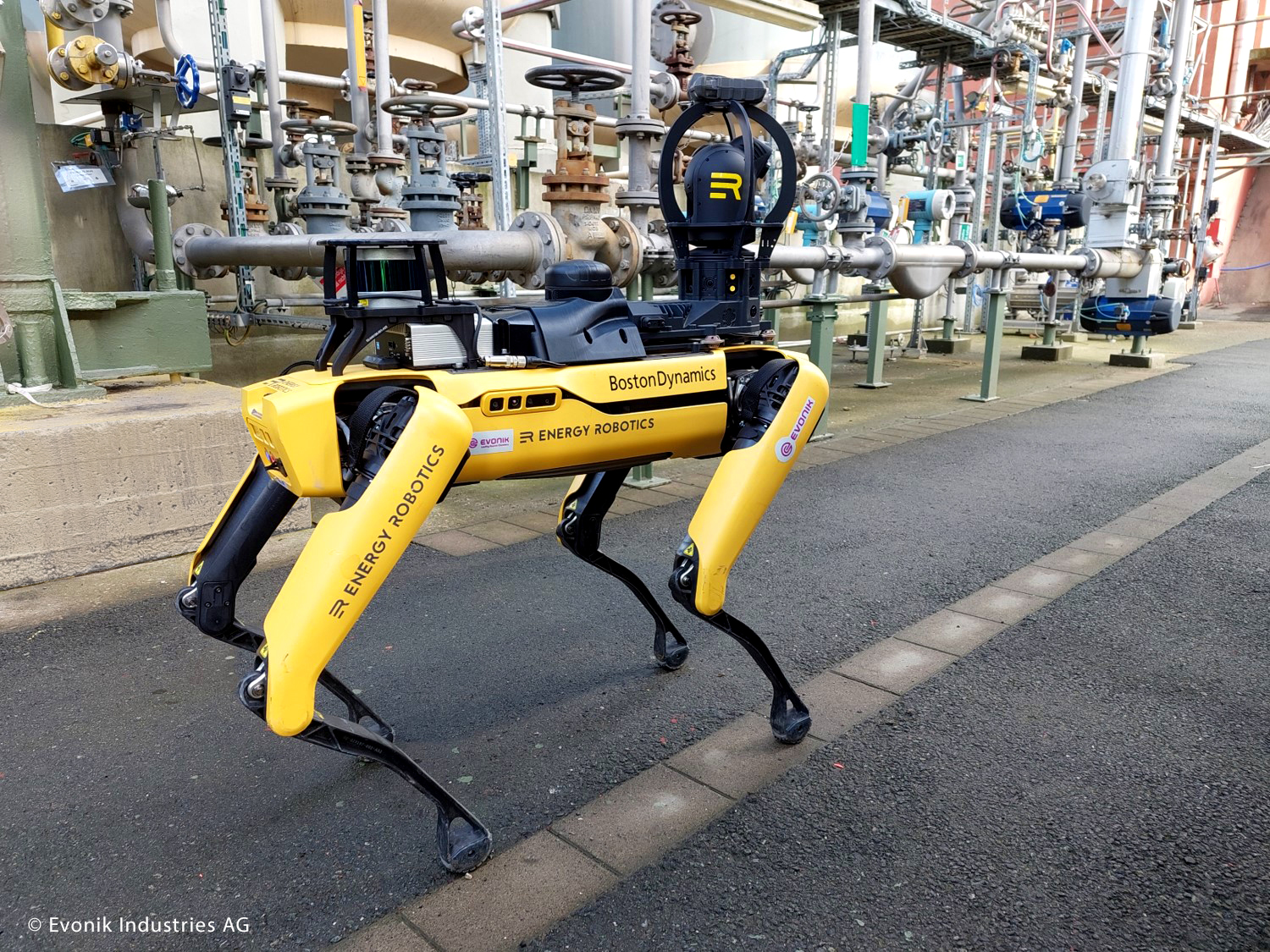 Automatisierte Inspektion in Versuchsanlage