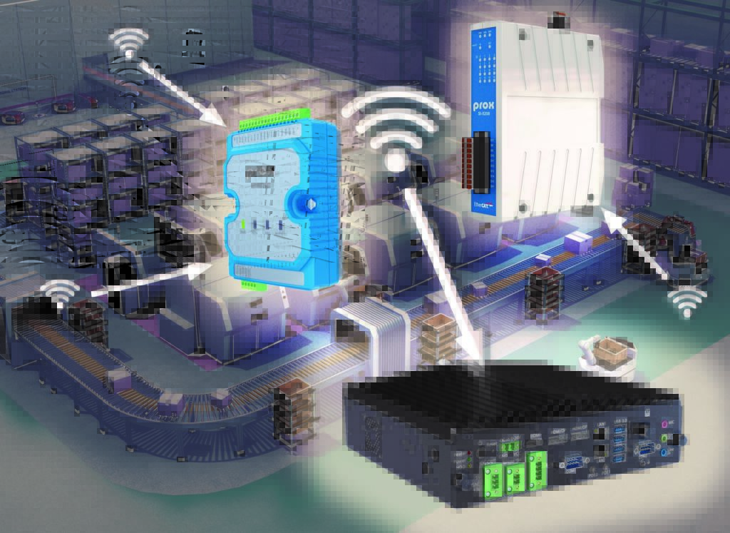  Sensordaten werden von einem Ethercat-Slave-I/O-Modul erfasst und per Modbus-Remote-Modul an einen Industrie-PC &uuml;bermittelt. Der kann die Produktionsabl&auml;ufe bei Bedarf in Echtzeit korrigieren.