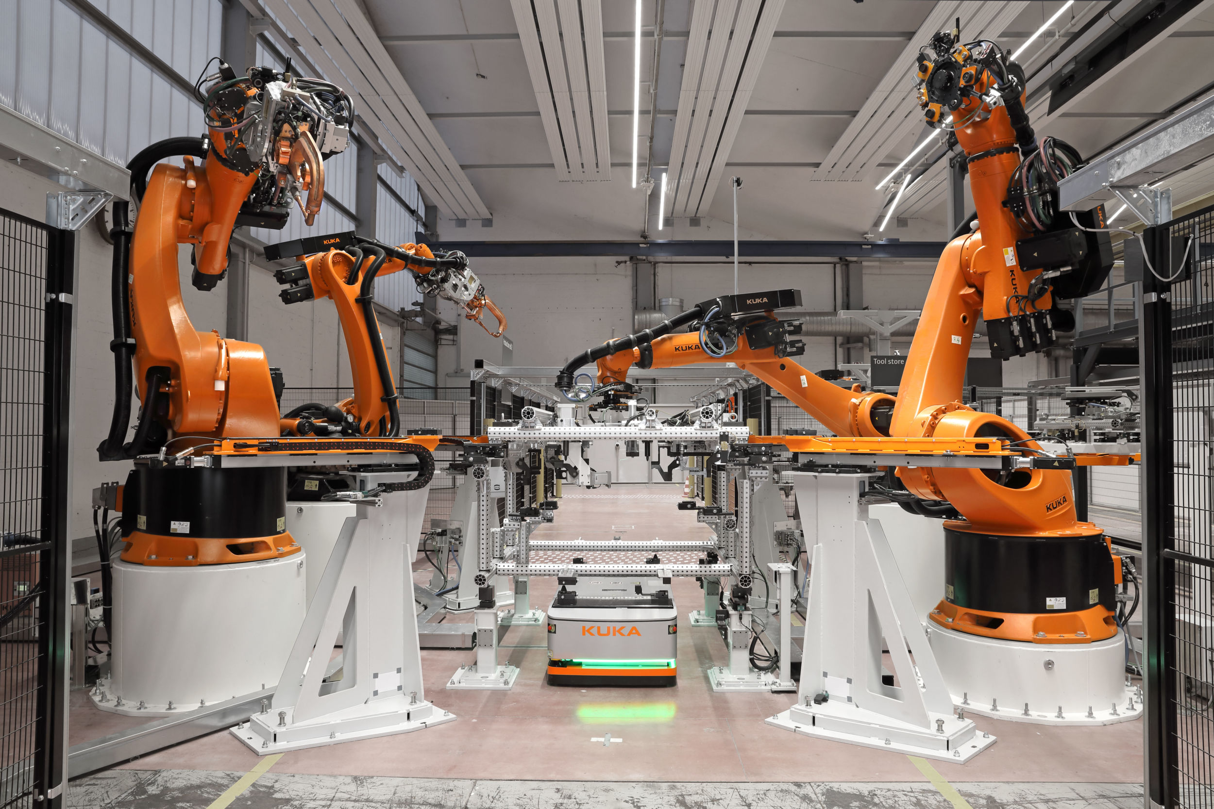 Kuka installiert 5G-Versuchsnetzwerk