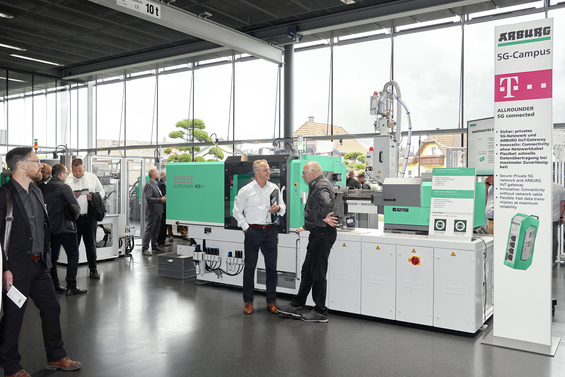 Arburg startet 5G-Campus-Netz