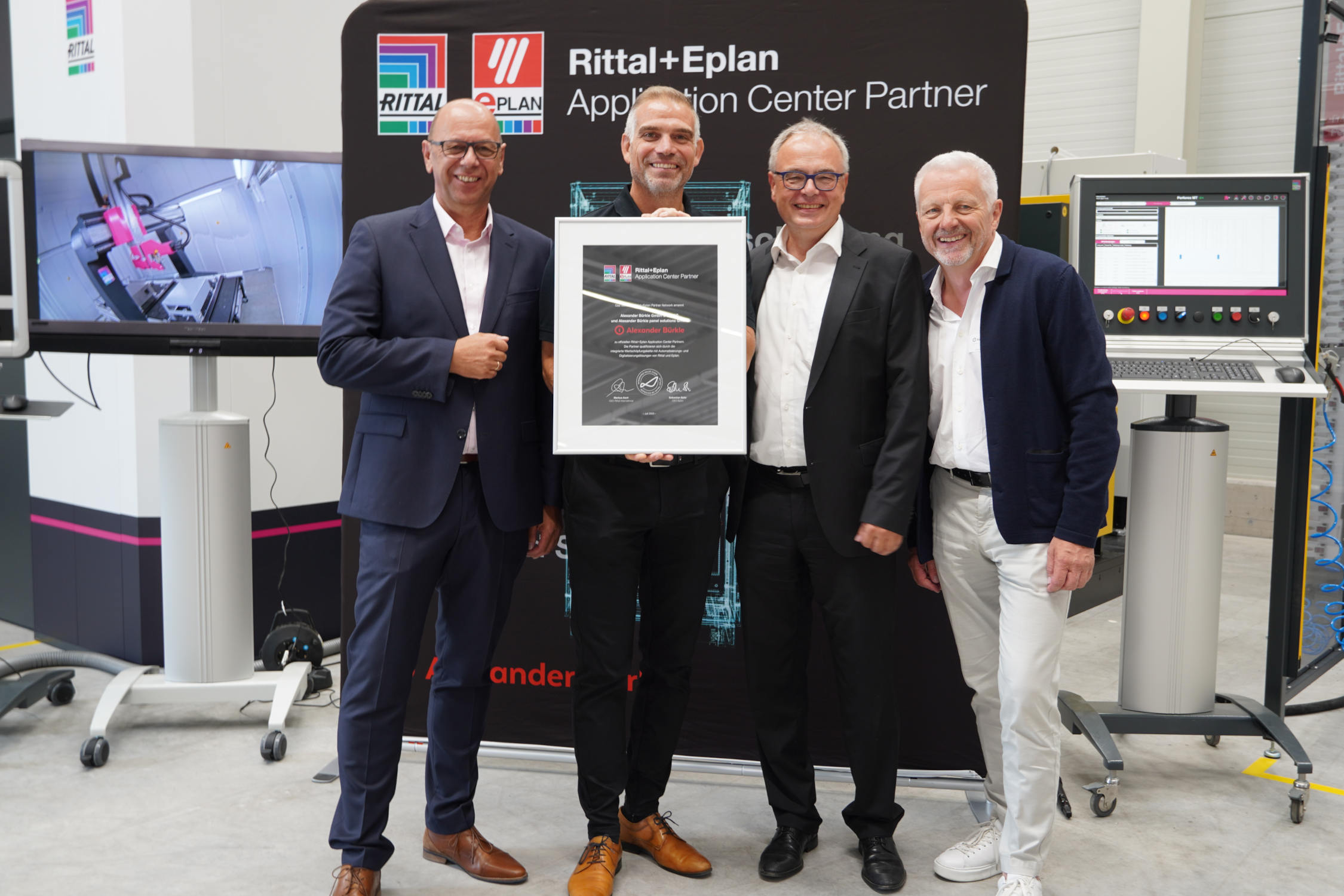 Bürkle ist erster Rittal und Eplan Application Center Partner