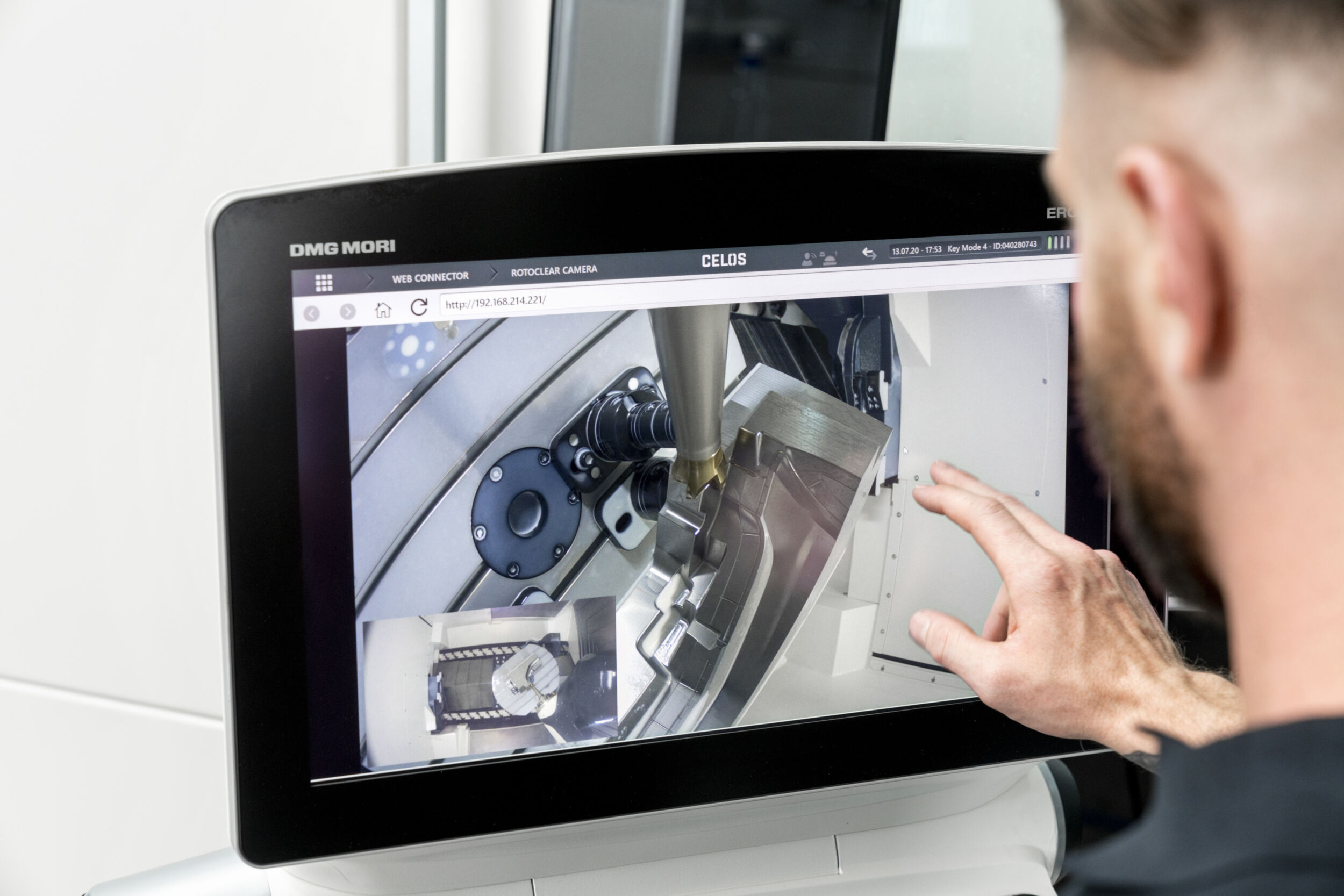 4K-Überwachung für die CNC-Fertigung