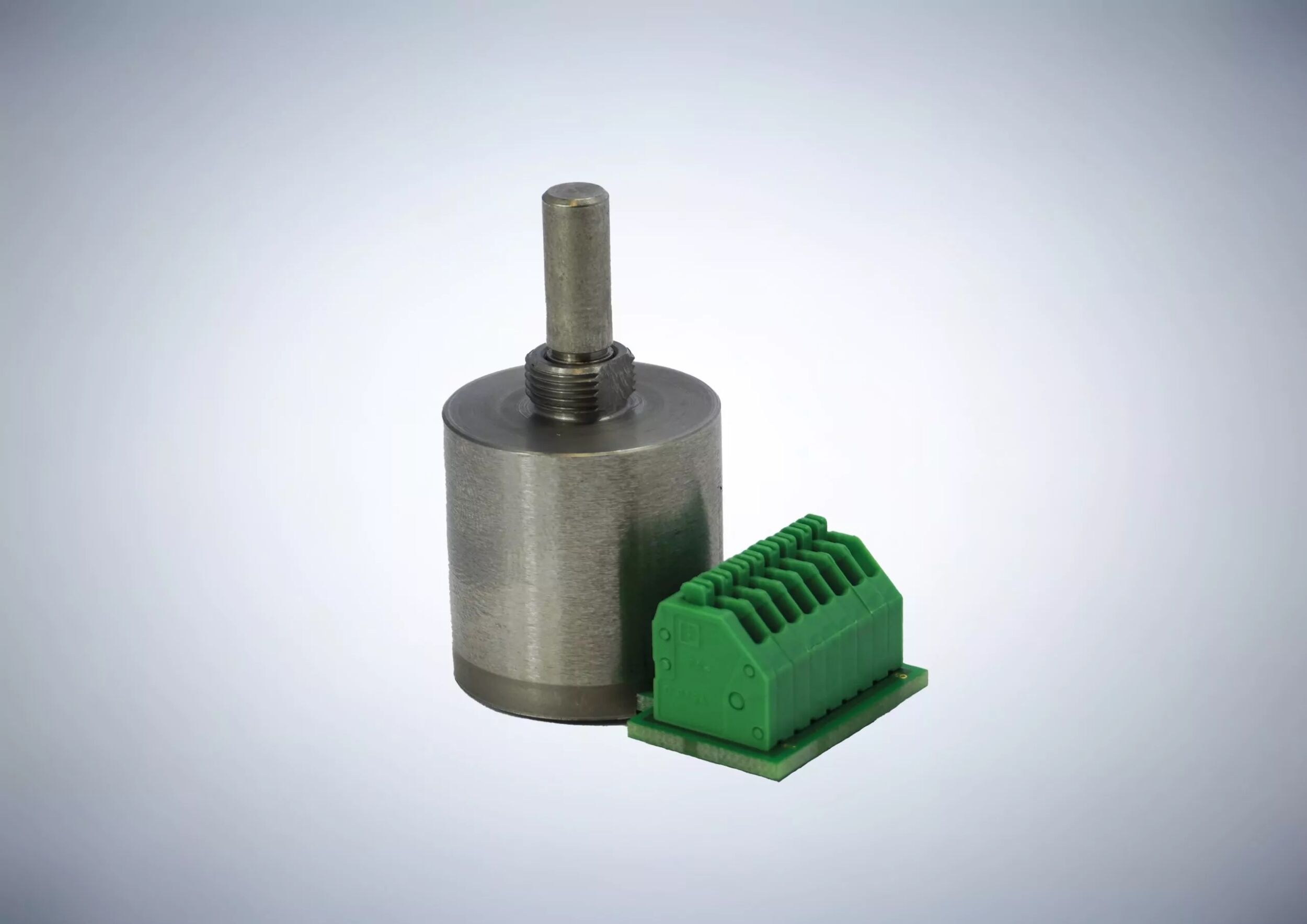 Encoder mit Federklemme