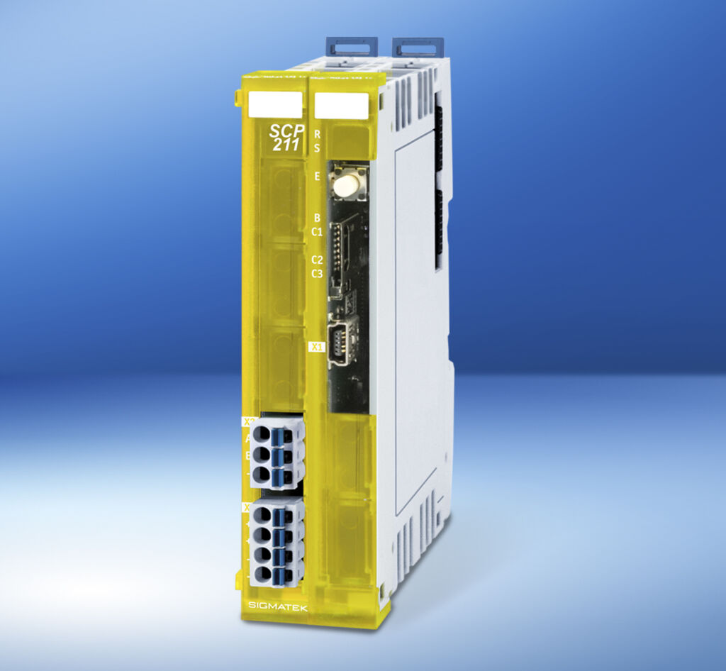 Die Safety-CPU SCP 211 &uuml;berzeugt mit einer schnellen Abarbeitungsgeschwindigkeit sowie umfangreichem Speicher.