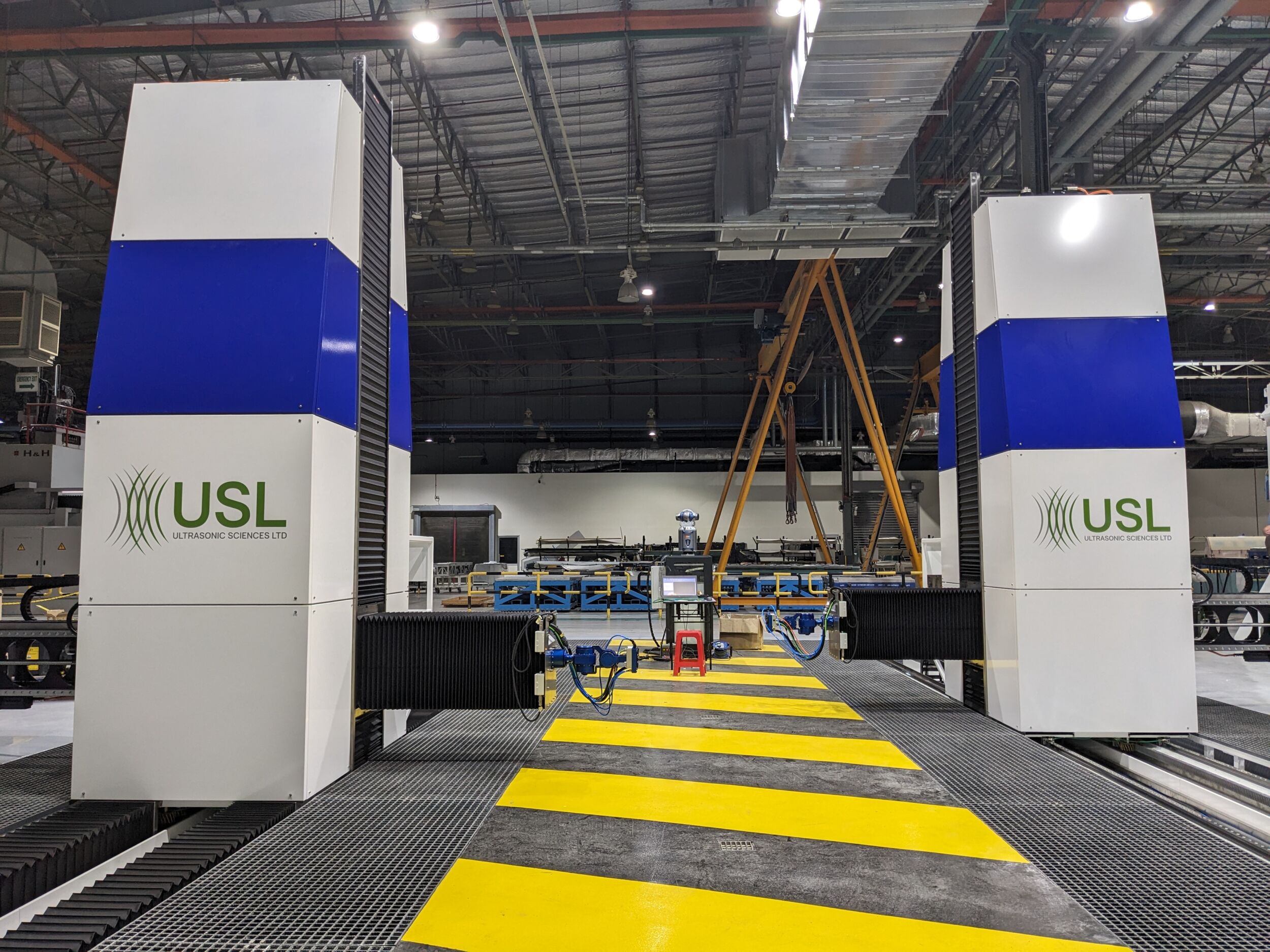 Antriebstechnik für Ultraschall-Prüfanlagen