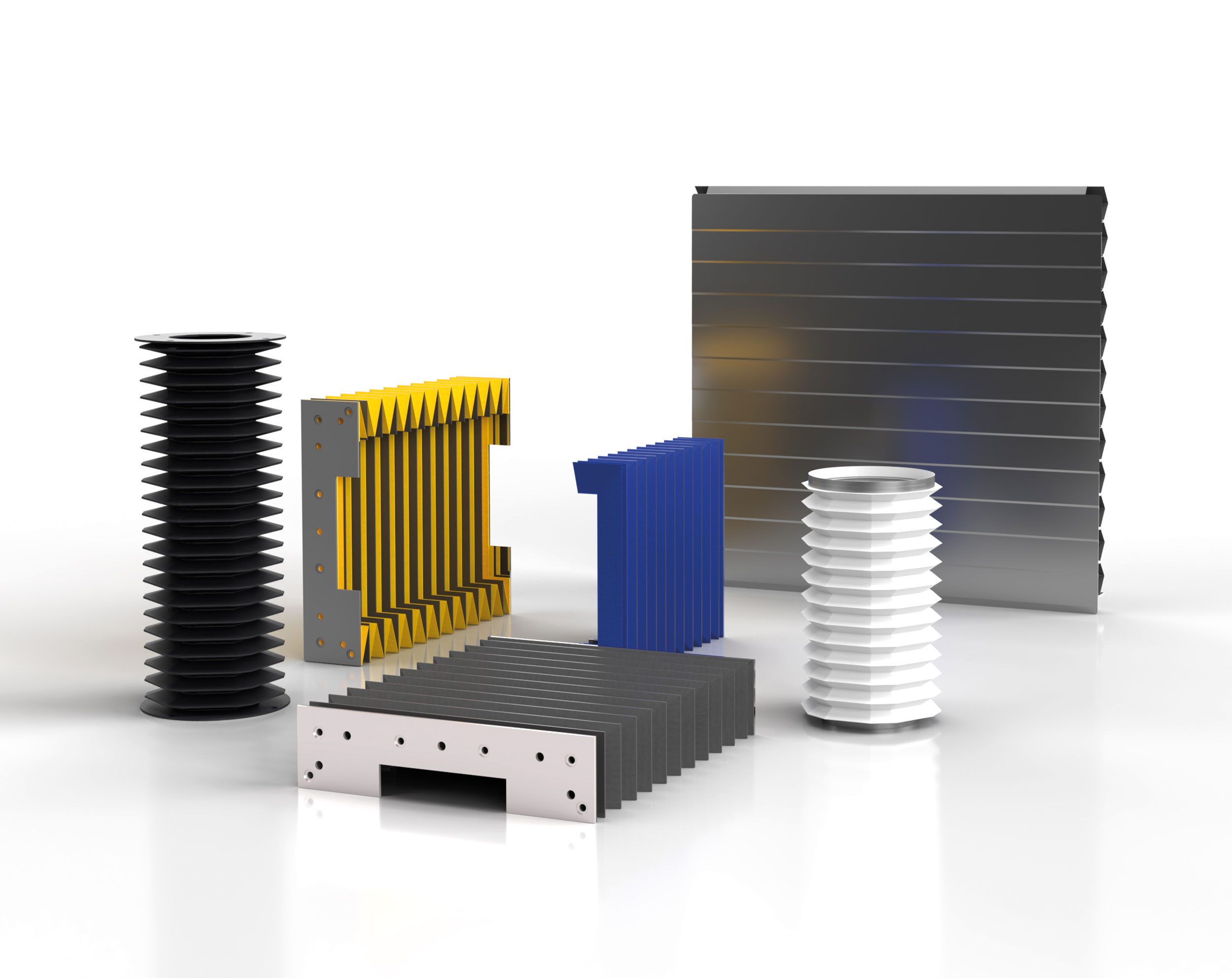 Hema passt Faltenbälge variabel an jede Maschinengeometrie, Verfahrgeschwindigkeit und Prozesstemperatur an.