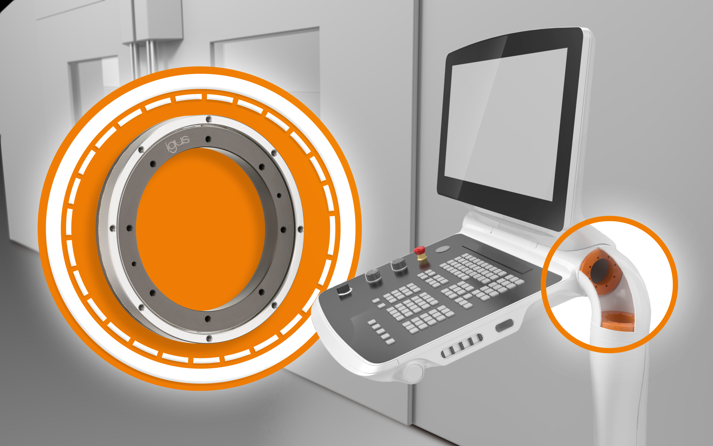Die kompakte Version des PRT-04 Drehkranzlagers