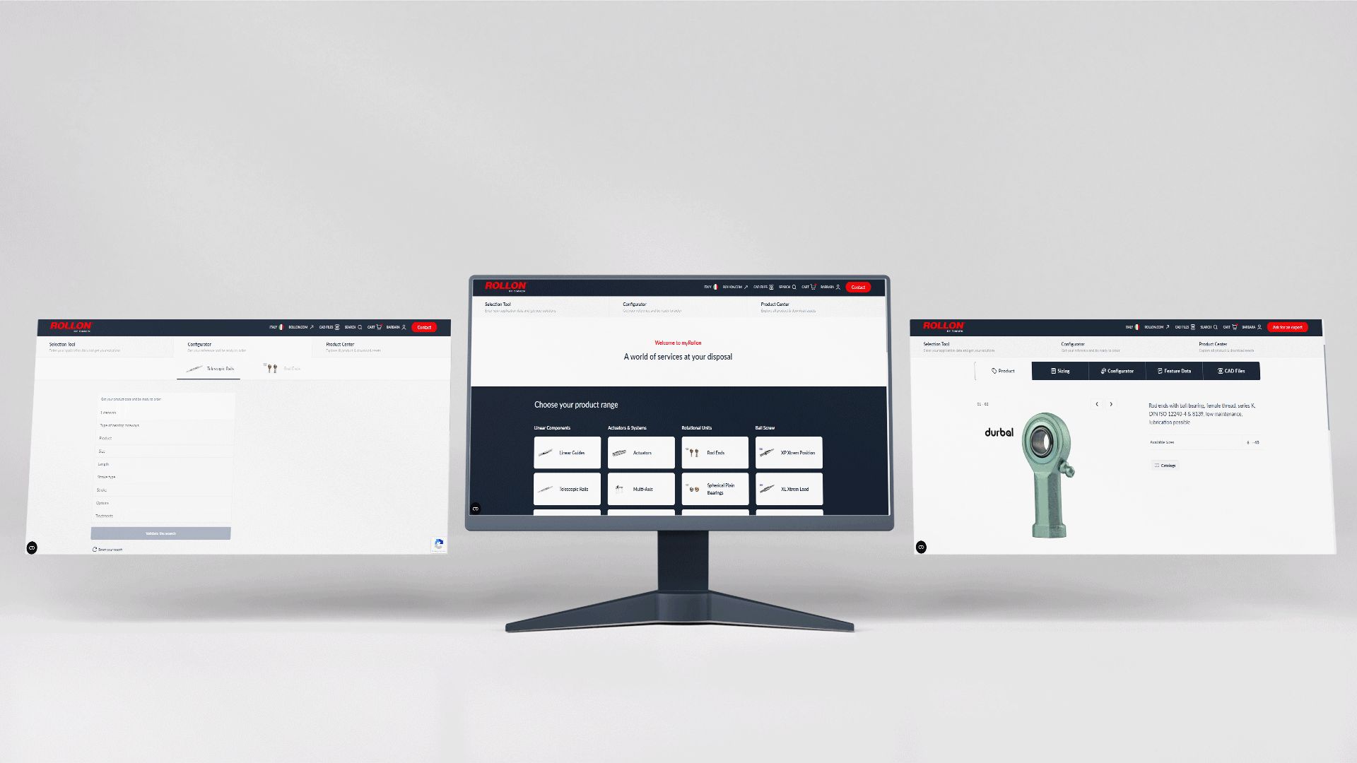 Die digitale Plattform myRollon integriert neue benutzerfreundliche Funktionen sowie das komplette Sortiment an Gelenkköpfen und Gelenklagern.