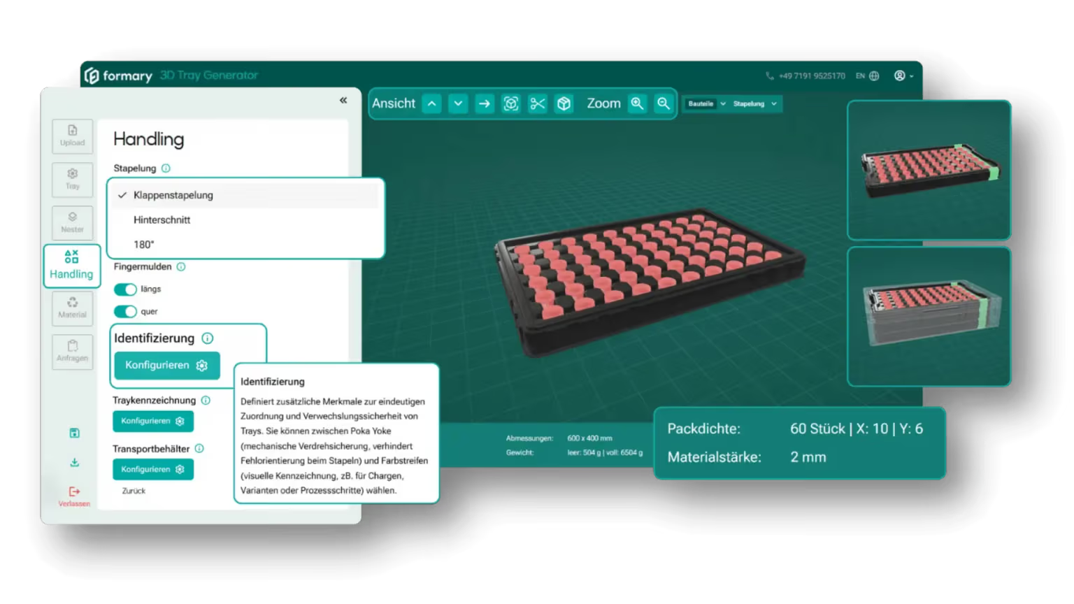 3D Tray Generator