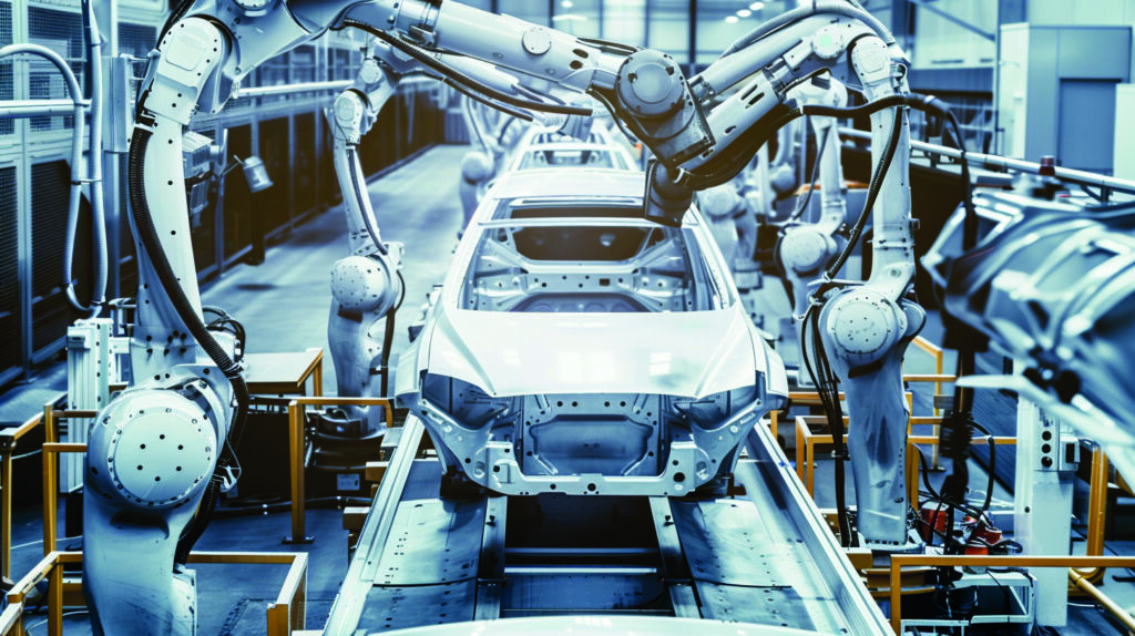 Industrieroboter und Automatisierungssysteme erfordern schnelle, präzise und wiederholbare Bewegungen, um Montageaufgaben oder Materialhandhabung zuverlässig durchzuführen. Diese Anforderungen erfüllen Kugelgewindetriebe, wie die für Schwerlastanwendungen konzipierte Produktfamilie XL Xtrem Load.