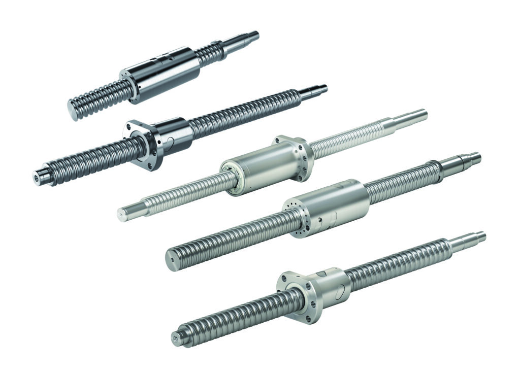 Shuton-Ipiranga, der Spezialist für Kugelgewindetriebe in der Rollon-Gruppe, fertigt diese mit Durchmessern von 20 bis 160mm, Steigungen von 5 bis 80mm und ungeteilten Längen bis 15m.