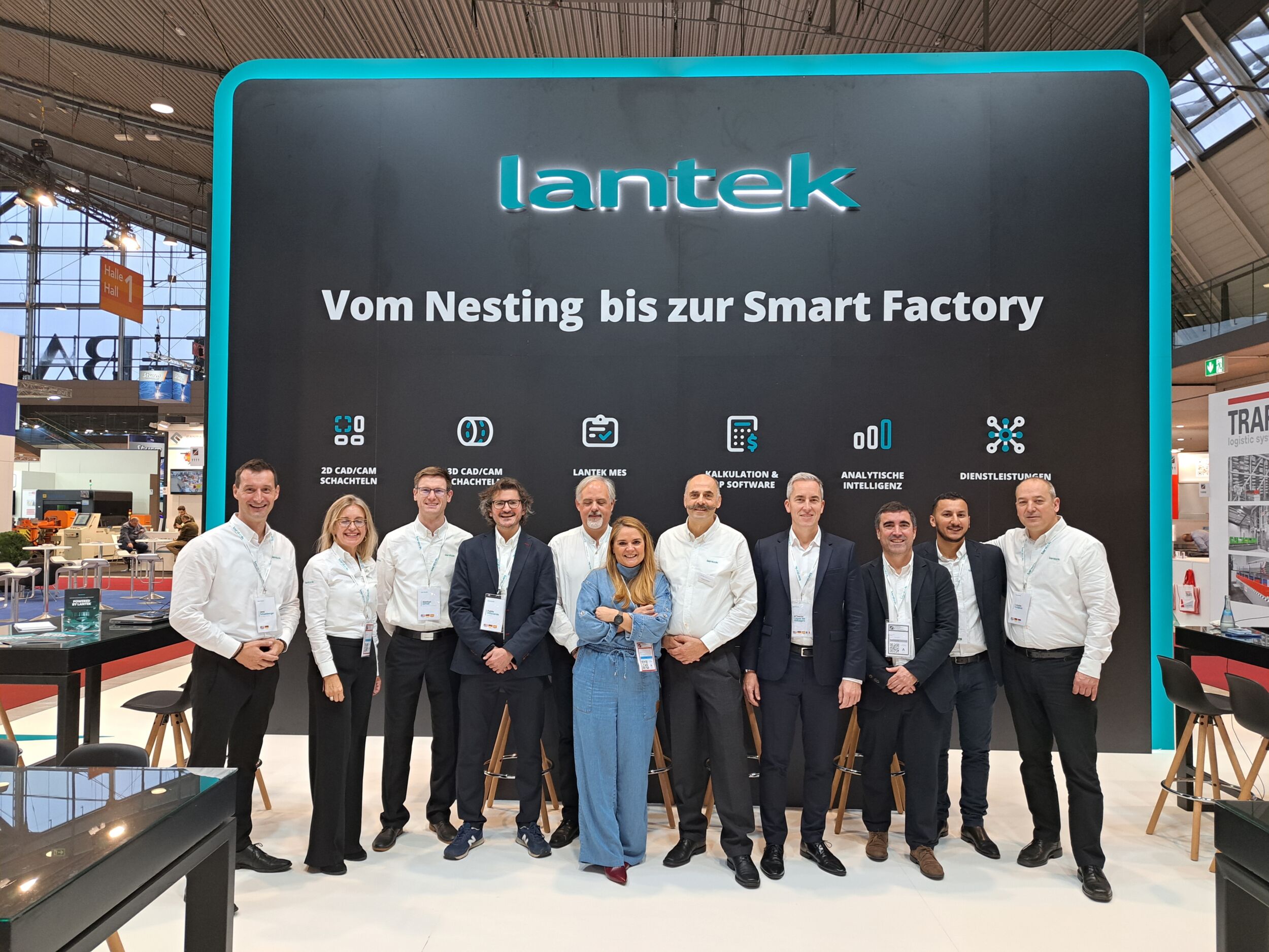Ein umfangreiches Sortware-Update bringt das Lantek-Team auf die Euroblech.