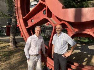 (v.l.) Lantek-CEO Alberto López de Biñaspre und Christoph Lenhard, Leiter des deutschen Lantek-Büros und Vertriebsleiter für die DACH-Region.